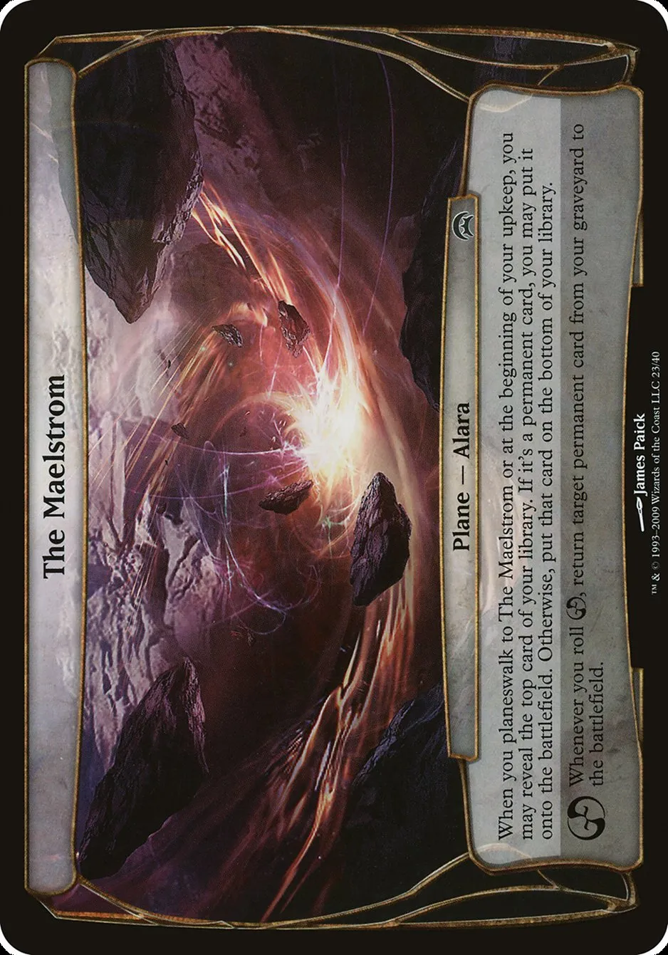 2009 Planechase Planes The Maelstrom common #23 unlisted card image
