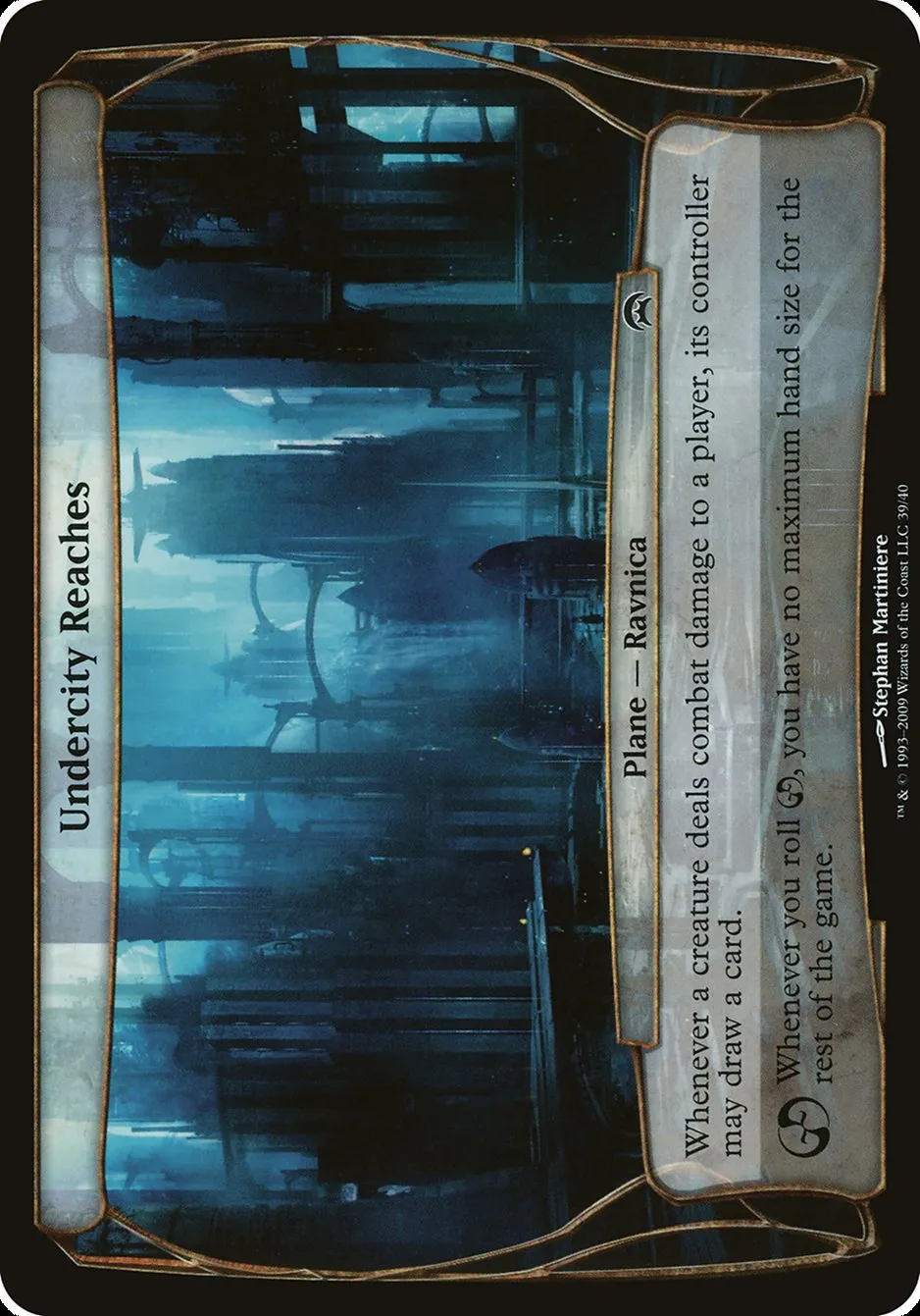 2009 Planechase Planes Undercity Reaches common #39 unlisted card image