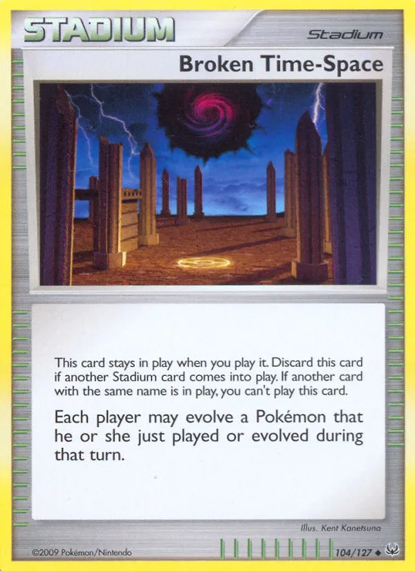 2009 Platinum Broken Time-Space Uncommon #104/127 Uncommon card image