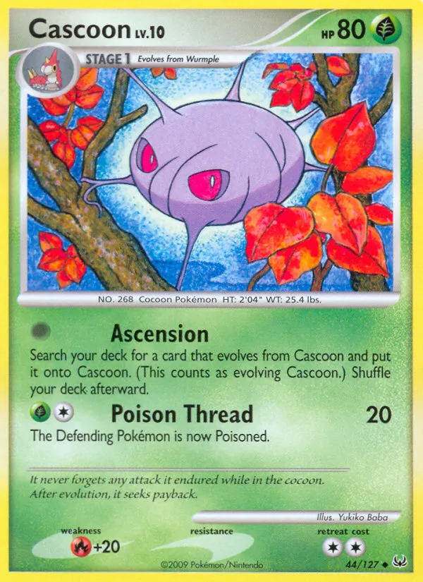 2009 Platinum Cascoon Uncommon #044/127 Uncommon card image