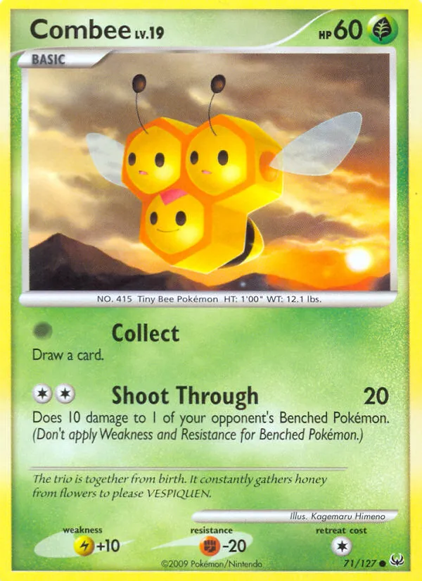 2009 Platinum Combee Common #071/127 Common card image