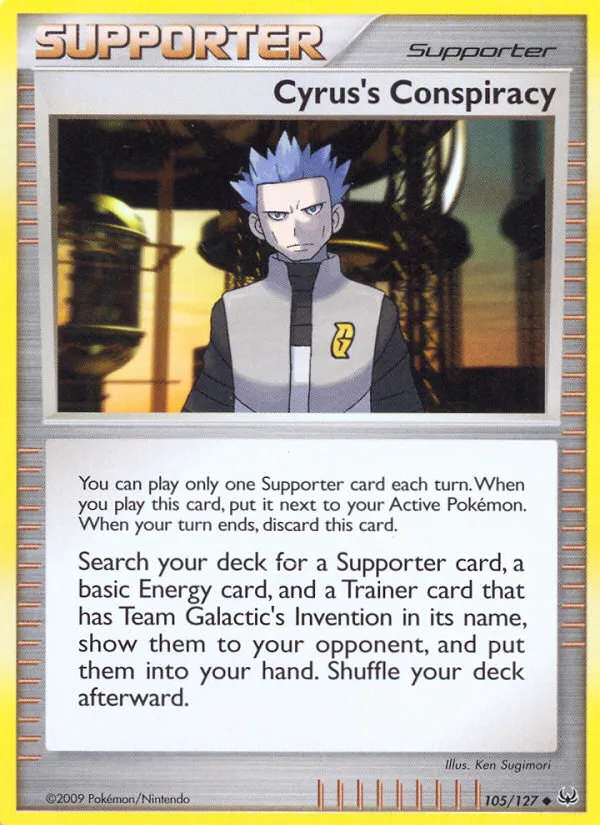 2009 Platinum Cyrus's Conspiracy Uncommon #105/127 Uncommon card image