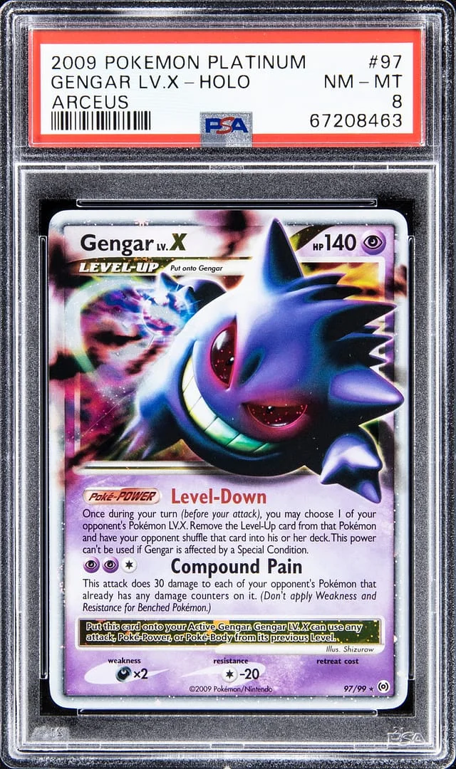 2009 Platinum Gengar Level-Down Aceus Holo #97 card image