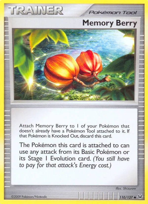 2009 Platinum Memory Berry Uncommon #110/127 Uncommon card image