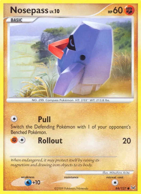 2009 Platinum Nosepass Common #084/127 Common card image