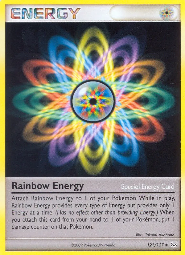 2009 Platinum Rainbow Energy Uncommon #121/127 Uncommon card image