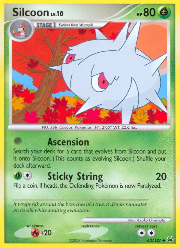 2009 Platinum Silcoon Uncommon #063/127 Uncommon card image