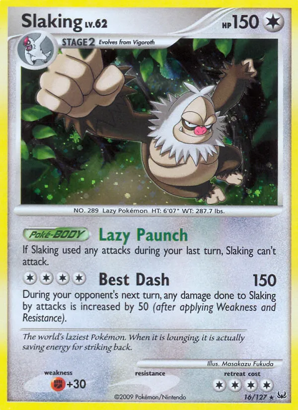 2009 Platinum Slaking Rare Holo #016/127 Rare Holo card image