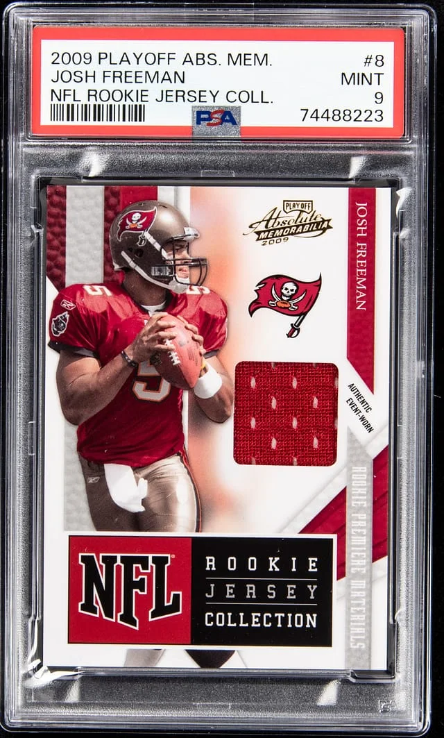 2009 Playoff Absolute Memorabilia Josh Freeman NFL Jersey Collection #8 card image