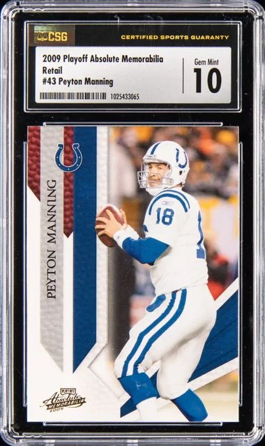 2009 Playoff Absolute Memorabilia Peyton Manning Retail #43 card image