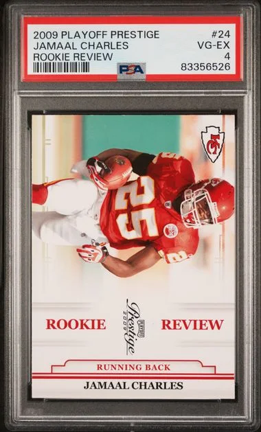 2009 Playoff Prestige Jamaal Charles Review #24 card image