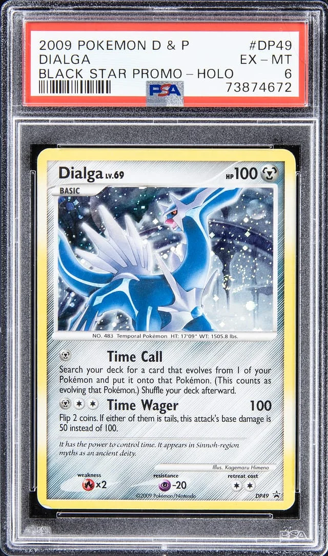 2009 Pokemon D & P Black Star Promo - Holo Dialga #DP49 card image