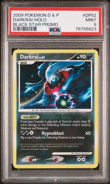 2009 Pokemon Diamond & Pearl Black Star Promo Darkrai-Holo #Dp52 card image