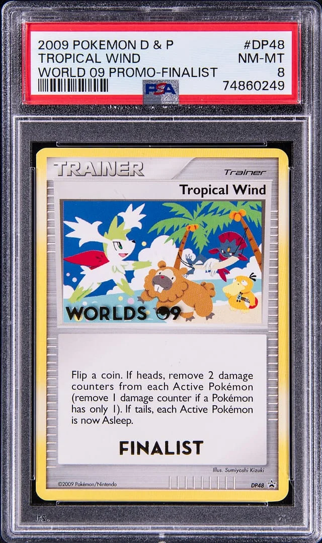 2009 Pokemon Diamond & Pearl Black Star Promo World Championships Finalist Tropical Wind #DP48 card image