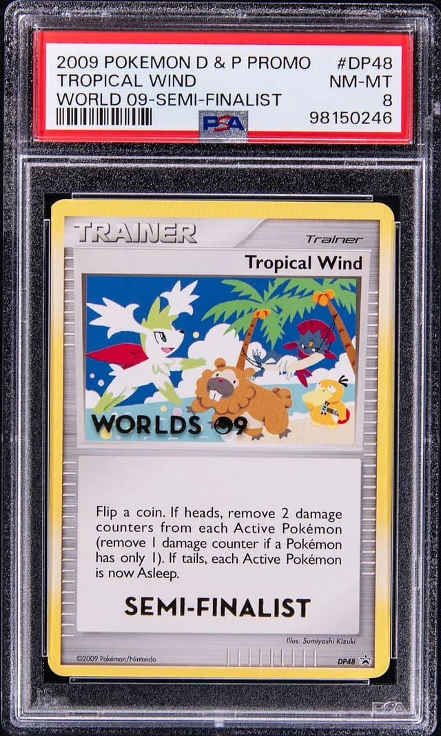 2009 Pokemon Diamond & Pearl Promo Worlds '09, Semi-Finalist Tropical Wind #DP48 card image