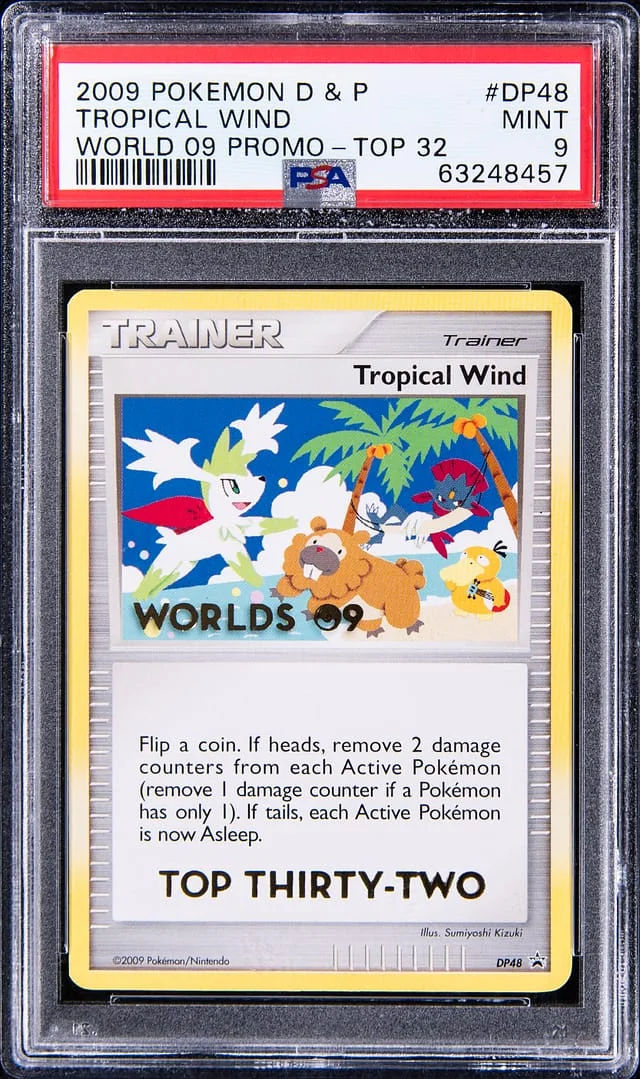 2009 Pokemon Diamond & Pearl World 09 Promo Top 32 Tropical Wind #DP48 card image