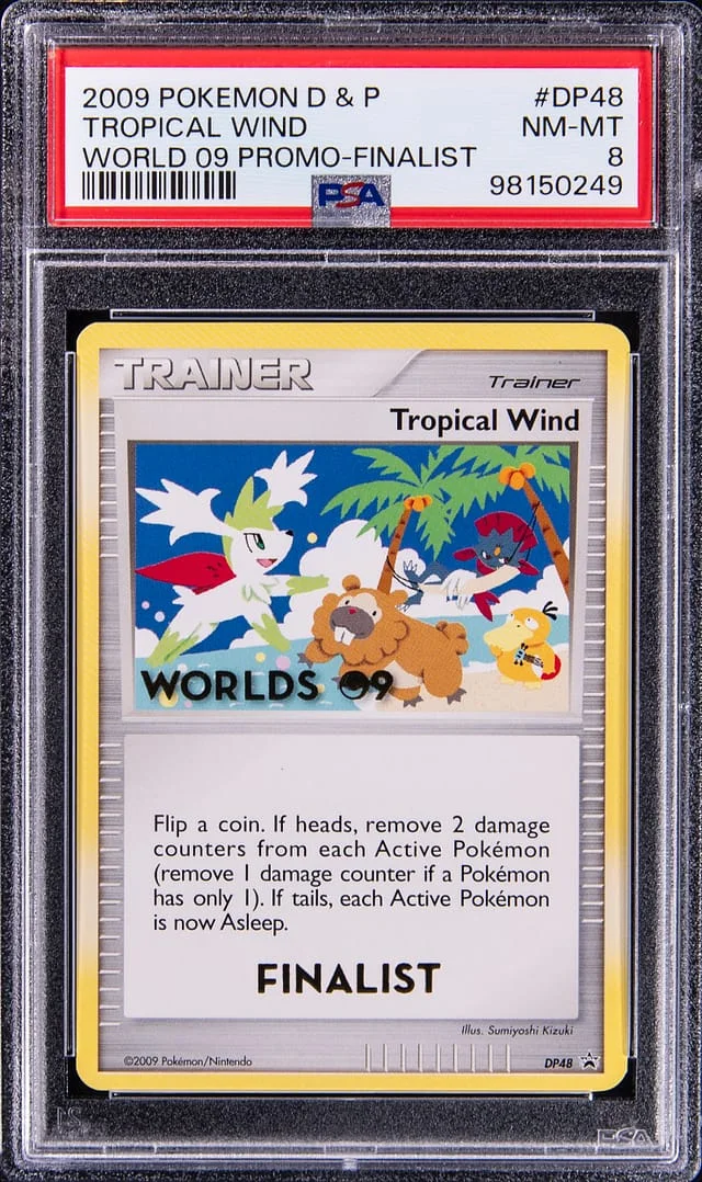 2009 Pokemon Diamond & Pearl Worlds '09 Promo Finalist Tropical Wind #DP48 card image