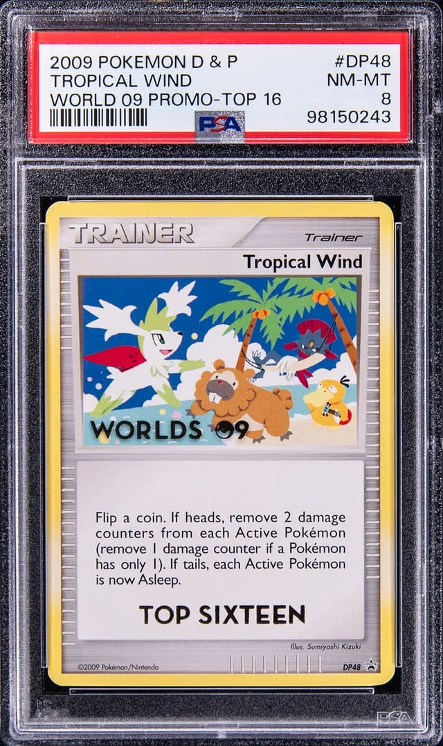 2009 Pokemon Diamond & Pearl Worlds 09 Promo Top 16 Tropical Wind #DP48 card image