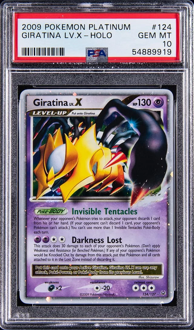 2009 Pokemon Platinum Holo Giratina Lv. X #124 card image