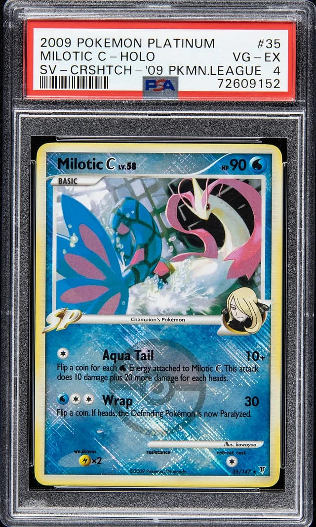 2009 Pokemon Platinum Holo Milotic C #35 card image