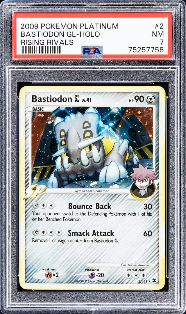 2009 Pokemon Platinum Rising Rivals - Holo Bastiodon GL #2 card image