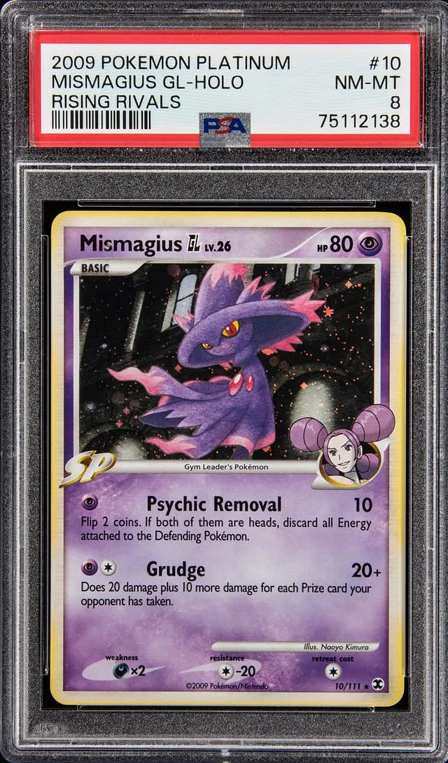 2009 Pokemon Platinum Rising Rivals Mismagius GL #10 card image