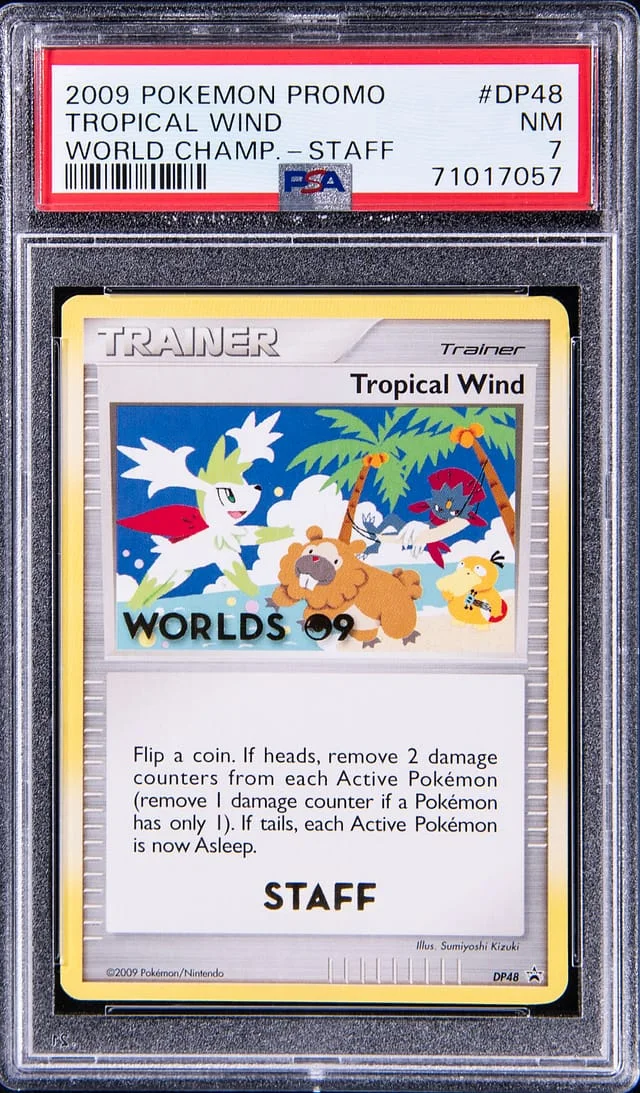 2009 Pokemon Promo World Champions Staff Tropical Wind #DP48 card image