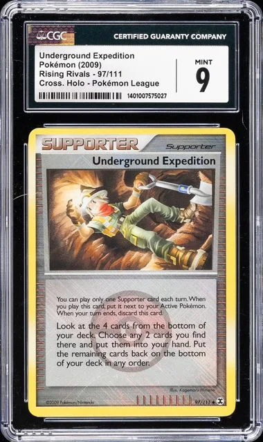 2009 Pokémon Rising Rivals Cross. Holo Pokémon League Underground Expedition #97 card image