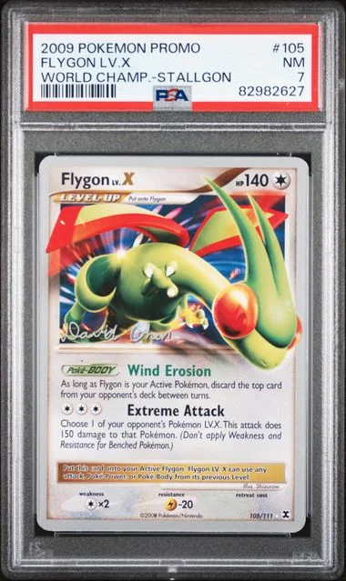 2009 Pokemon World Championships Promo Stallgon Flygon Lv.X #105 card image