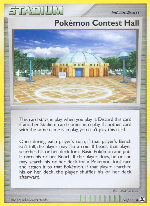 2009 Rising Rivals Pokémon Contest Hall Uncommon #093/111 Uncommon card image