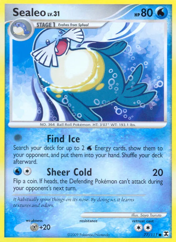 2009 Rising Rivals Sealeo Common #077/111 Common card image