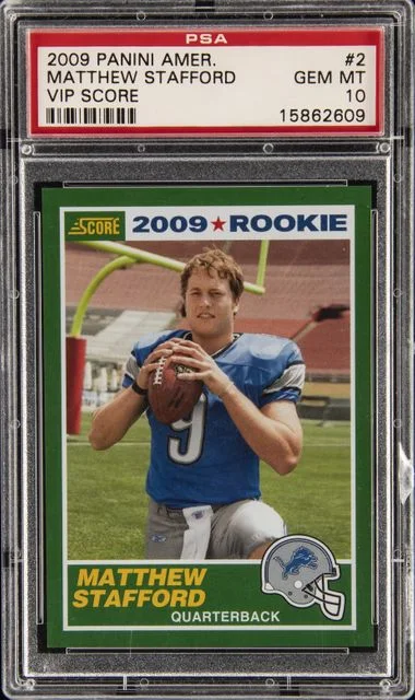 2009 Score Matthew Stafford National Convention VIP Promos #2 card image