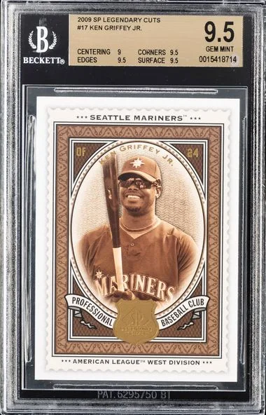 2009 SP Legendary Cuts Ken Griffey Jr. #17 card image
