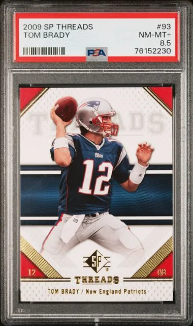 2009 SP Threads Tom Brady #93 card image