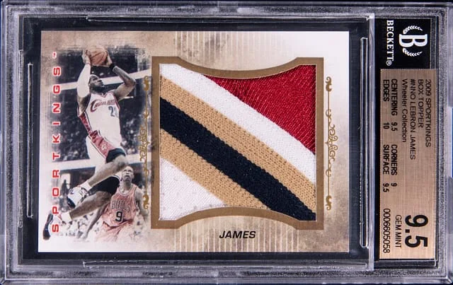 2009 Sportkings Box Topper LeBron James #NNO card image