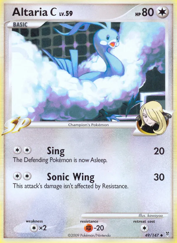 2009 Supreme Victors Altaria C #049/147 Uncommon card image