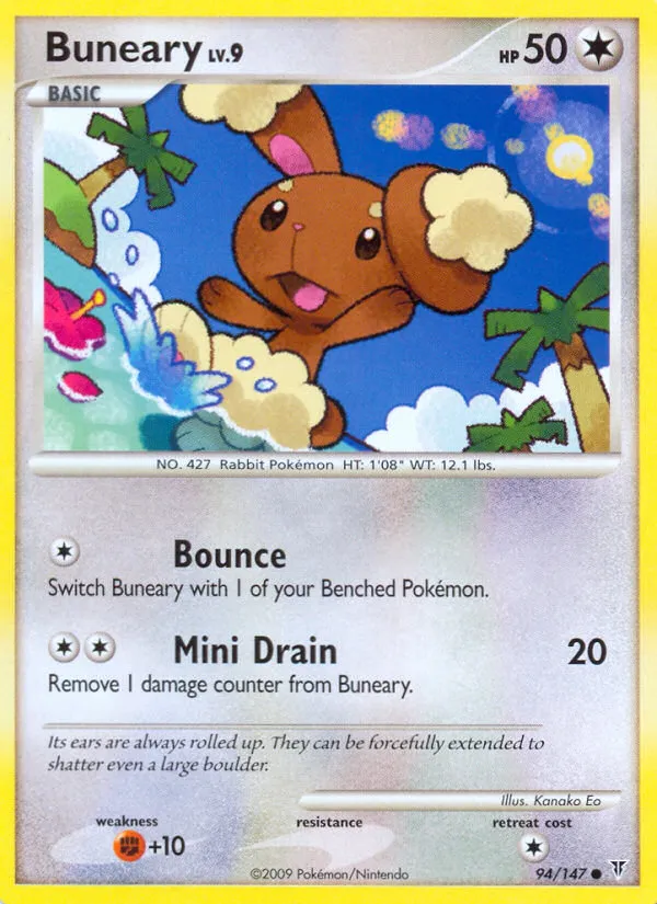 2009 Supreme Victors Buneary #094/147 Common card image