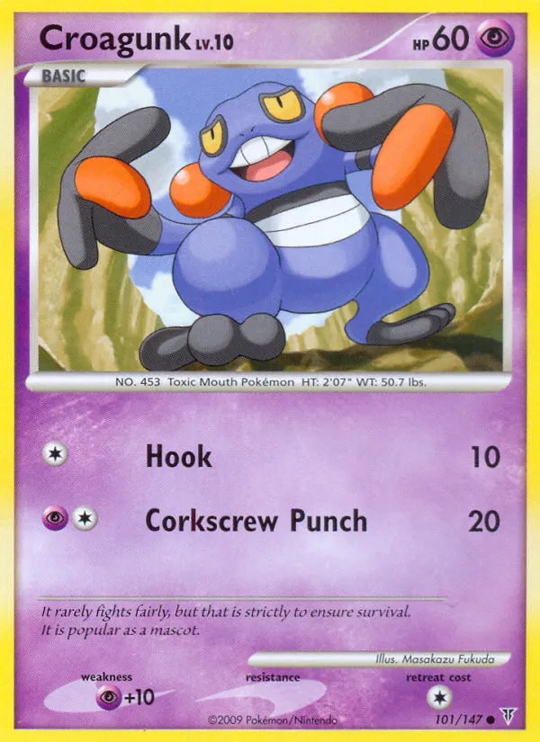 2009 Supreme Victors Croagunk Common #101/147 Common card image
