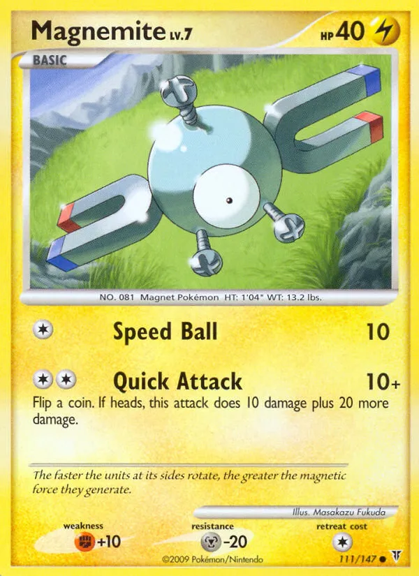 2009 Supreme Victors Magnemite #111/147 Common card image