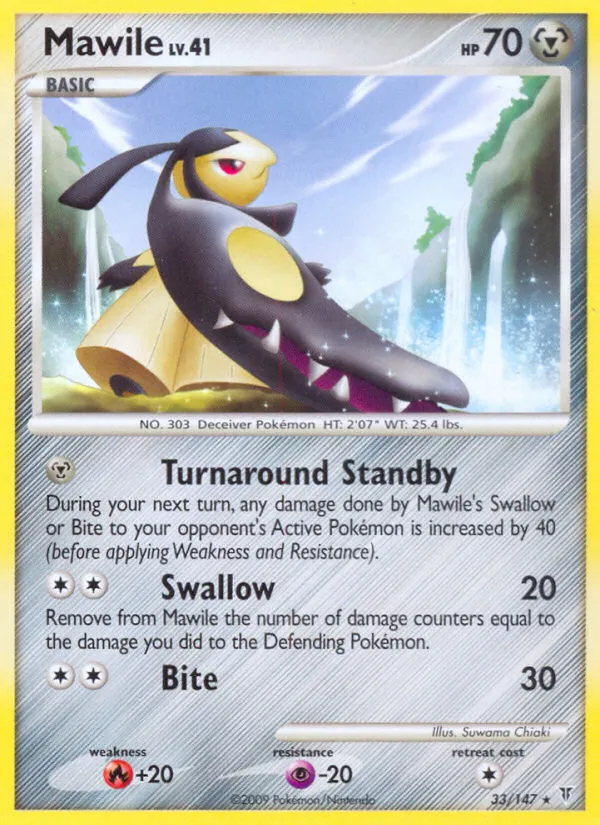 2009 Supreme Victors Mawile #033/147 Rare card image