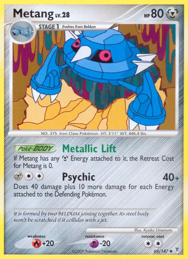 2009 Supreme Victors Metang #069/147 Uncommon card image