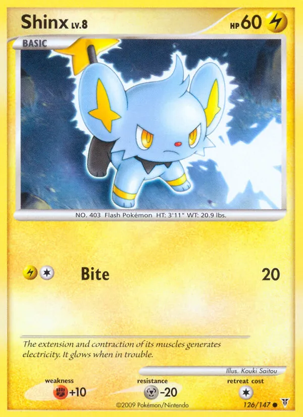 2009 Supreme Victors Shinx Common #126/147 Common card image