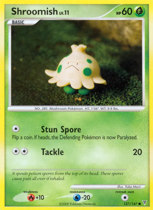 2009 Supreme Victors Shroomish #127/147 Common card image