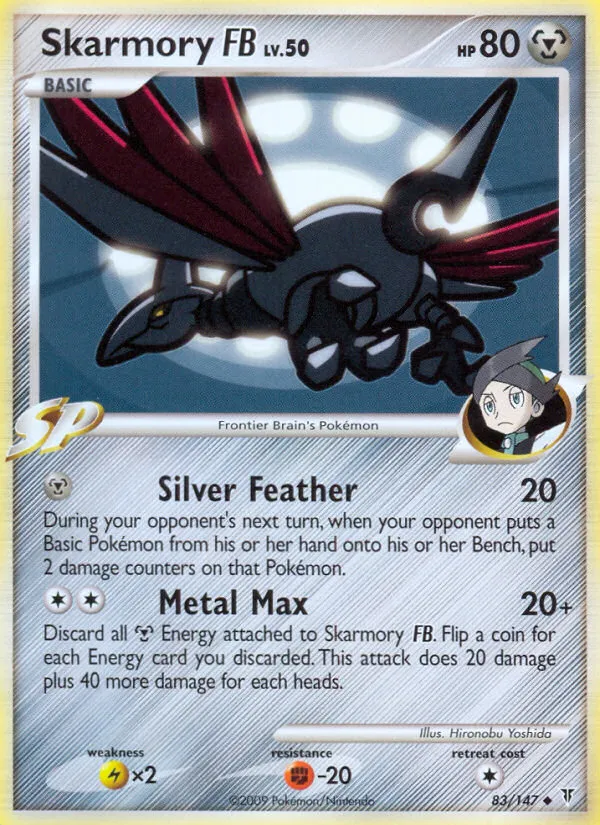 2009 Supreme Victors Skarmory FB #083/147 Uncommon card image