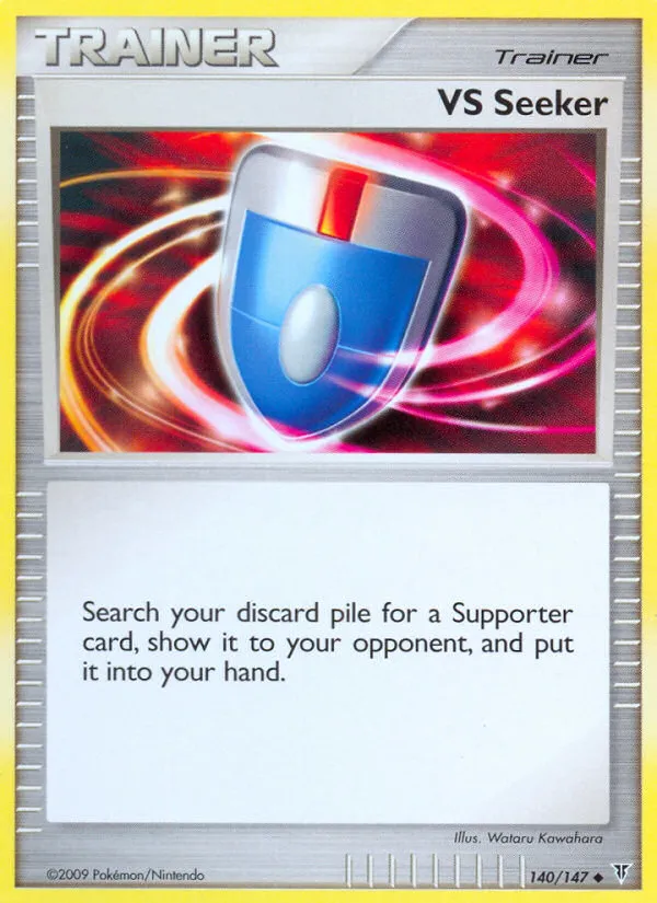 2009 Supreme Victors VS Seeker #140/147 Uncommon card image
