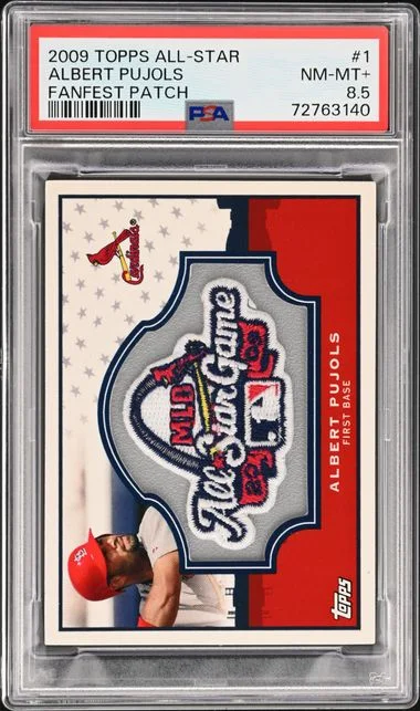 2009 Topps Albert Pujols All-Star Fanfest Patch #1 card image