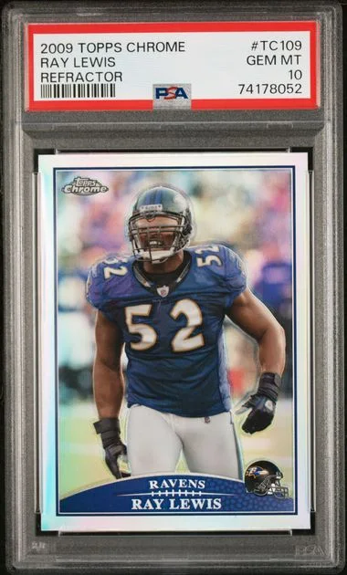 2009 Topps Chrome Ray Lewis #TC109 card image