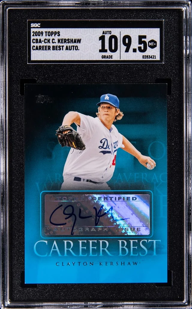 2009 Topps Clayton Kershaw Career Best Autographs #CBA-CK card image