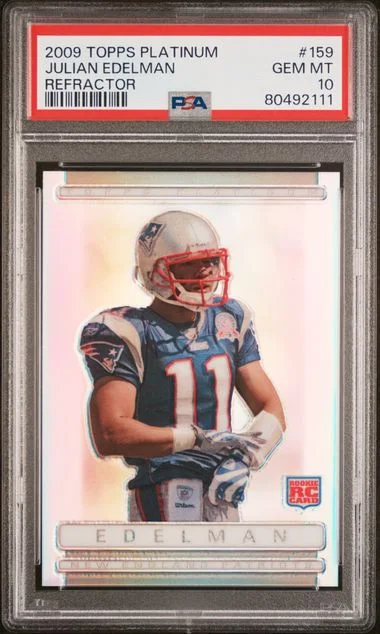 2009 Topps Julian Edelman Platinum #159 card image