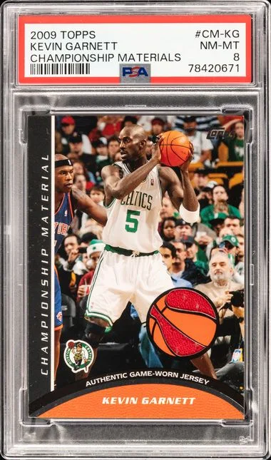 2009 Topps Kevin Garnett Championship Materials #CM-KG card image
